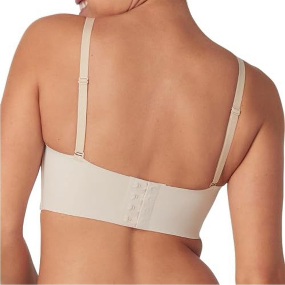 Maidenform Medium Cream Wireless Adjustable 6 Way Strapless Comfort Bra - Picture 12 of 12